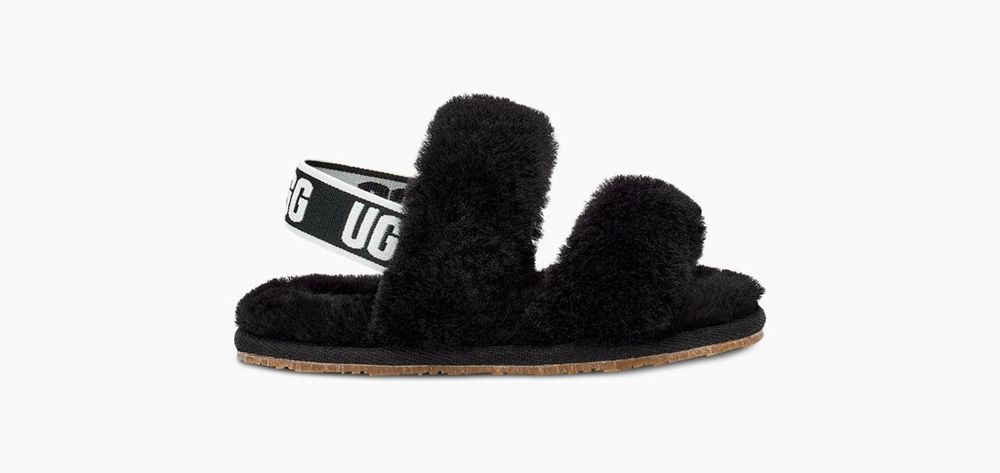 Ugg Slippers Canada - Ugg Kids' Oh Yeah Black